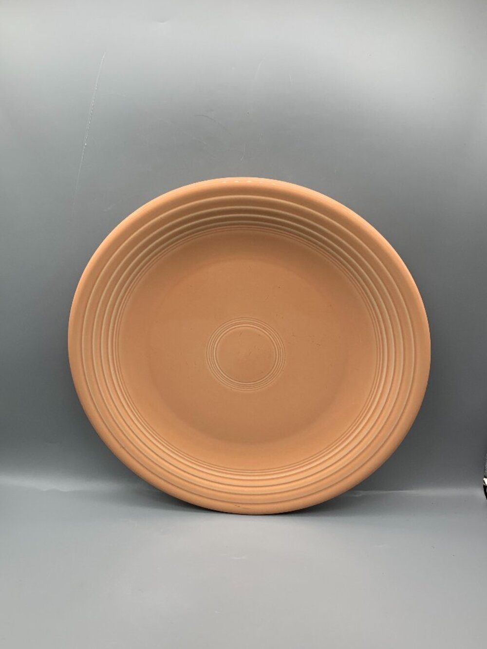 Genuine Homer Laughlin Fiesta 12 inch Chop Plate in Apricot Color